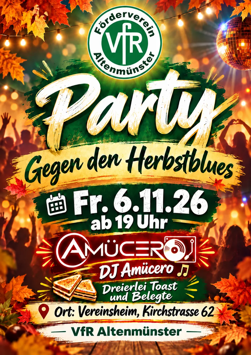 Party gegen den Herbstblues